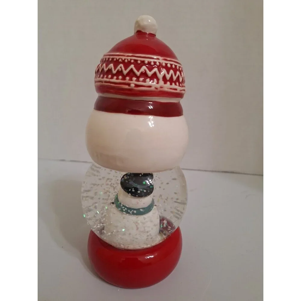 Snowman Snowglobe Christmas Ornament‎